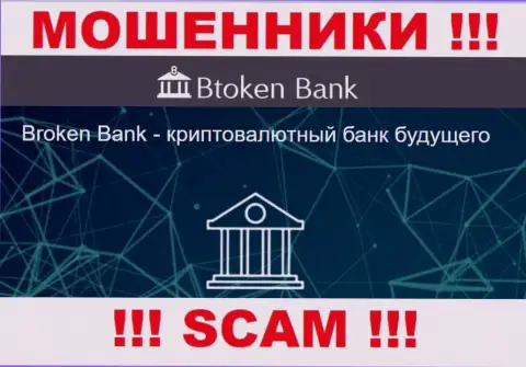 Будьте очень бдительны, вид деятельности Btoken Bank, Инвестиции - это обман !!!