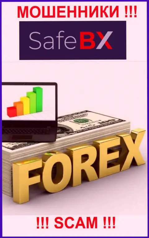 SafeBX - это МОШЕННИКИ, вид деятельности которых - Forex