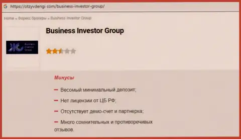 Компания Business Investor Group - это МОШЕННИКИ !!! Обзор деятельности с доказательствами лохотрона