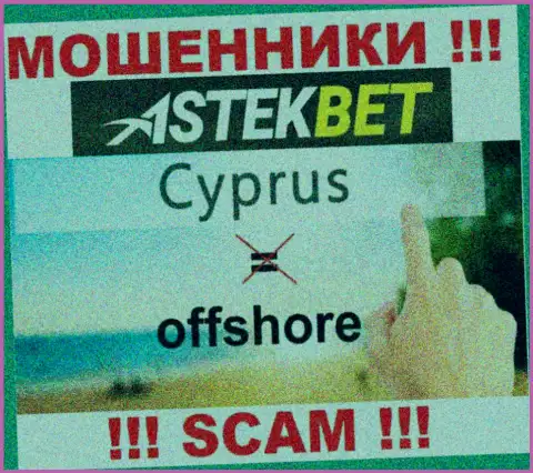 Будьте очень внимательны интернет-мошенники АстэкБет Ком зарегистрированы в оффшоре на территории - Cyprus