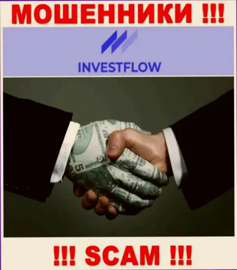 Если internet мошенники Invest-Flow заставляют уплатить комиссионные сборы, чтобы вернуть назад финансовые активы - вестись не стоит