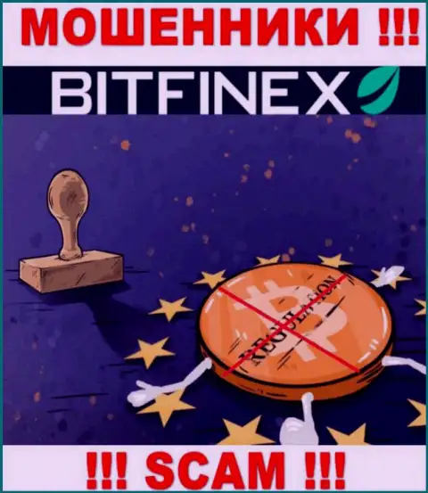 У конторы Bitfinex Com не имеется регулятора, следовательно ее неправомерные деяния некому пресекать
