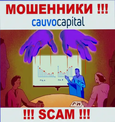 Опасно соглашаться работать с internet мошенниками Cauvo Brokerage Mauritius LTD, присваивают вложенные денежные средства
