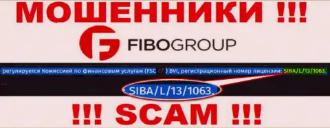 Помните, Fibo-Forex Ru - это мошенники, а лицензия на их web-ресурсе это все прикрытие