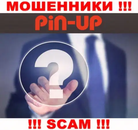 Не взаимодействуйте с интернет обманщиками Pin-Up Casino - нет инфы о их непосредственных руководителях