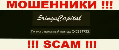 Будьте крайне внимательны !!! FiveRings-Capital Com дурачат !!! Регистрационный номер этой компании: OC389722