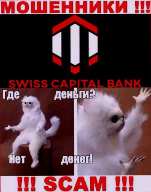Если ожидаете прибыль от взаимодействия с конторой Swiss CapitalBank, то не дождетесь, указанные мошенники облапошат и Вас