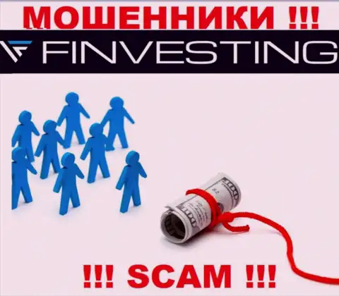Весьма опасно соглашаться взаимодействовать с интернет мошенниками Finvestings, украдут вложения