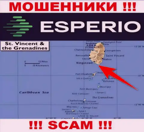 Оффшорные internet-кидалы Esperio прячутся тут - Kingstown, St. Vincent and the Grenadines