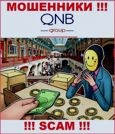 Обещание получить доход, увеличивая депозитный счет в брокерской организации QNB Group - это РАЗВОДНЯК !!!