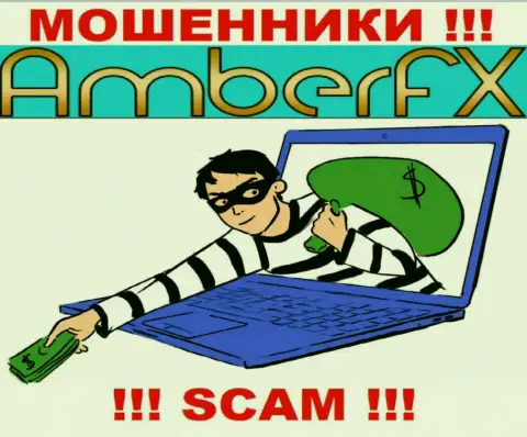 Дохода в совместной работе с брокером AmberFX Co Вам не видать - это простые интернет-мошенники