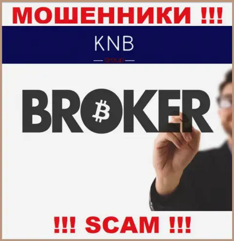Broker - именно в указанном направлении предоставляют свои услуги мошенники KNB-Group Net