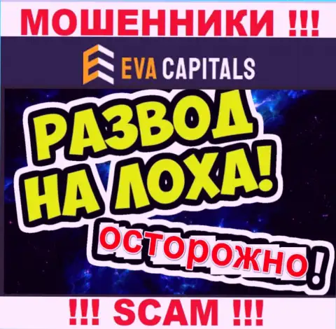 На связи интернет мошенники из конторы Eva Capitals - БУДЬТЕ ОСТОРОЖНЫ