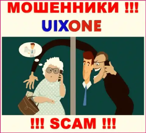 Uix One работает только лишь на ввод денег, поэтому не надо вестись на дополнительные вливания