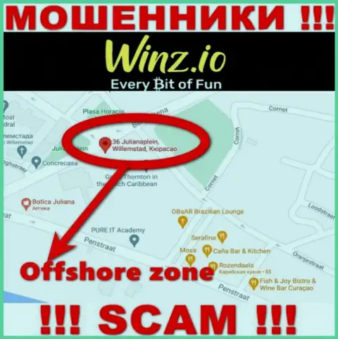 Winz имеют оффшорную регистрацию: Curaçao - будьте крайне бдительны, воры