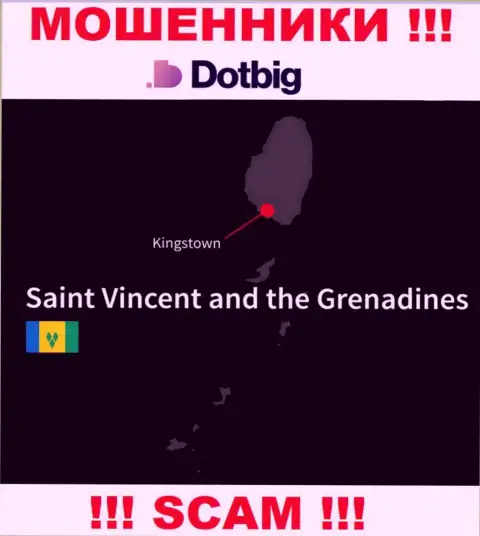 DotBig имеют оффшорную регистрацию: Сент-Винсент и Гренадины - будьте бдительны, мошенники