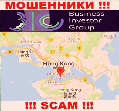 Офшорное место регистрации Business Investor Group - на территории Hong Kong