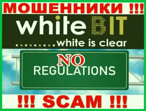 С WhiteBit довольно рискованно совместно работать, ведь у организации нет лицензии на осуществление деятельности и регулирующего органа