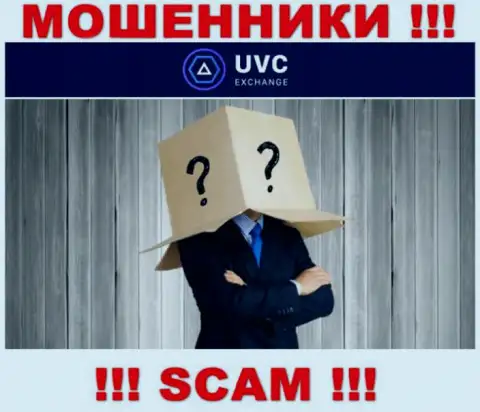 Не сотрудничайте с мошенниками UVCEXCHANGE OÜ - нет информации о их прямых руководителях
