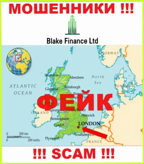 Настоящую инфу о юрисдикции Blake Finance Ltd не отыскать, на интернет-ресурсе компании только липовые данные