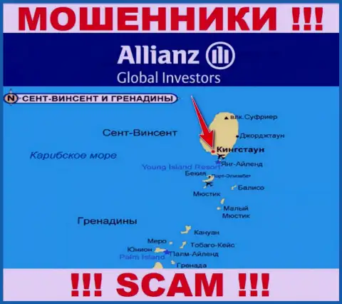Allianz Global Investors беспрепятственно дурачат, так как расположены на территории - Kingstown, St. Vincent and the Grenadines